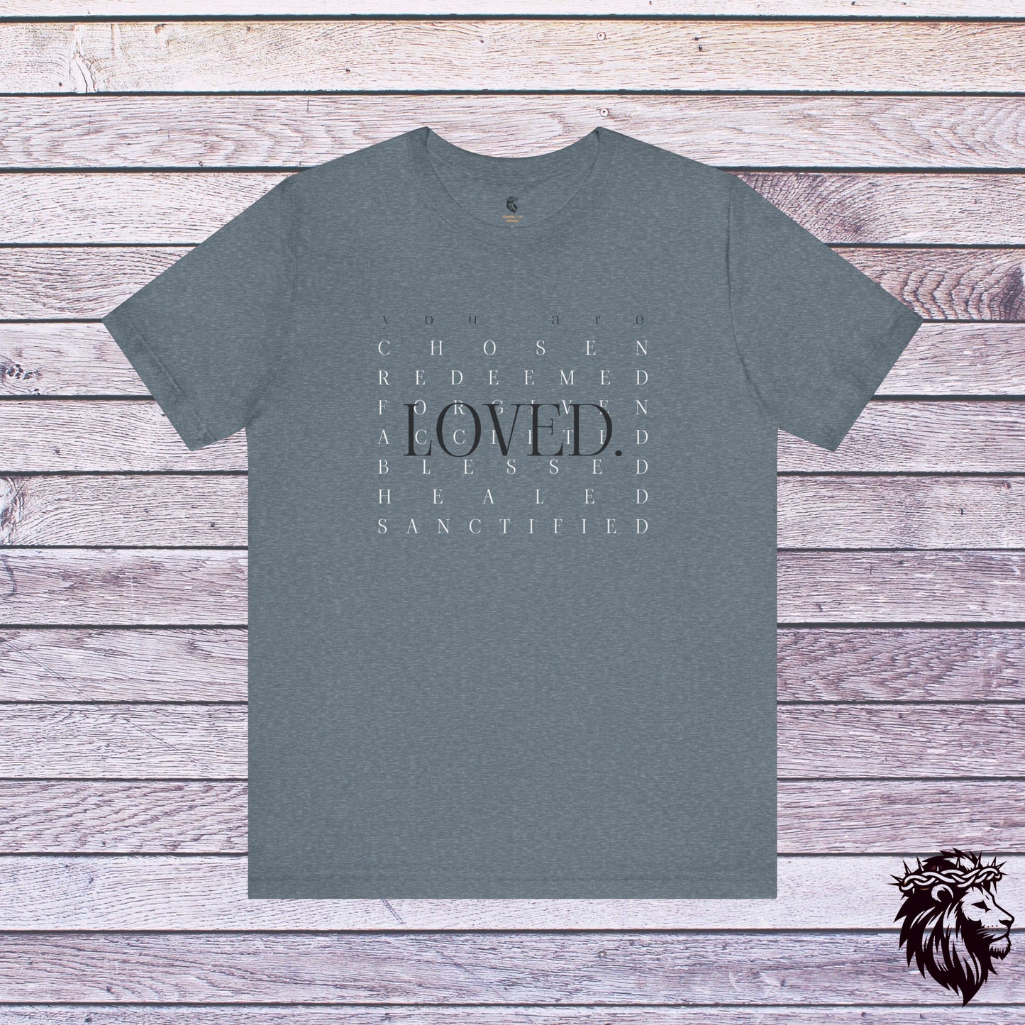 You are Loved T-Shirt, Unisex Christian T-Shirt, Faith Shirt, Christian Gift, Church Shirt Bible Verse Shirt, Chosen