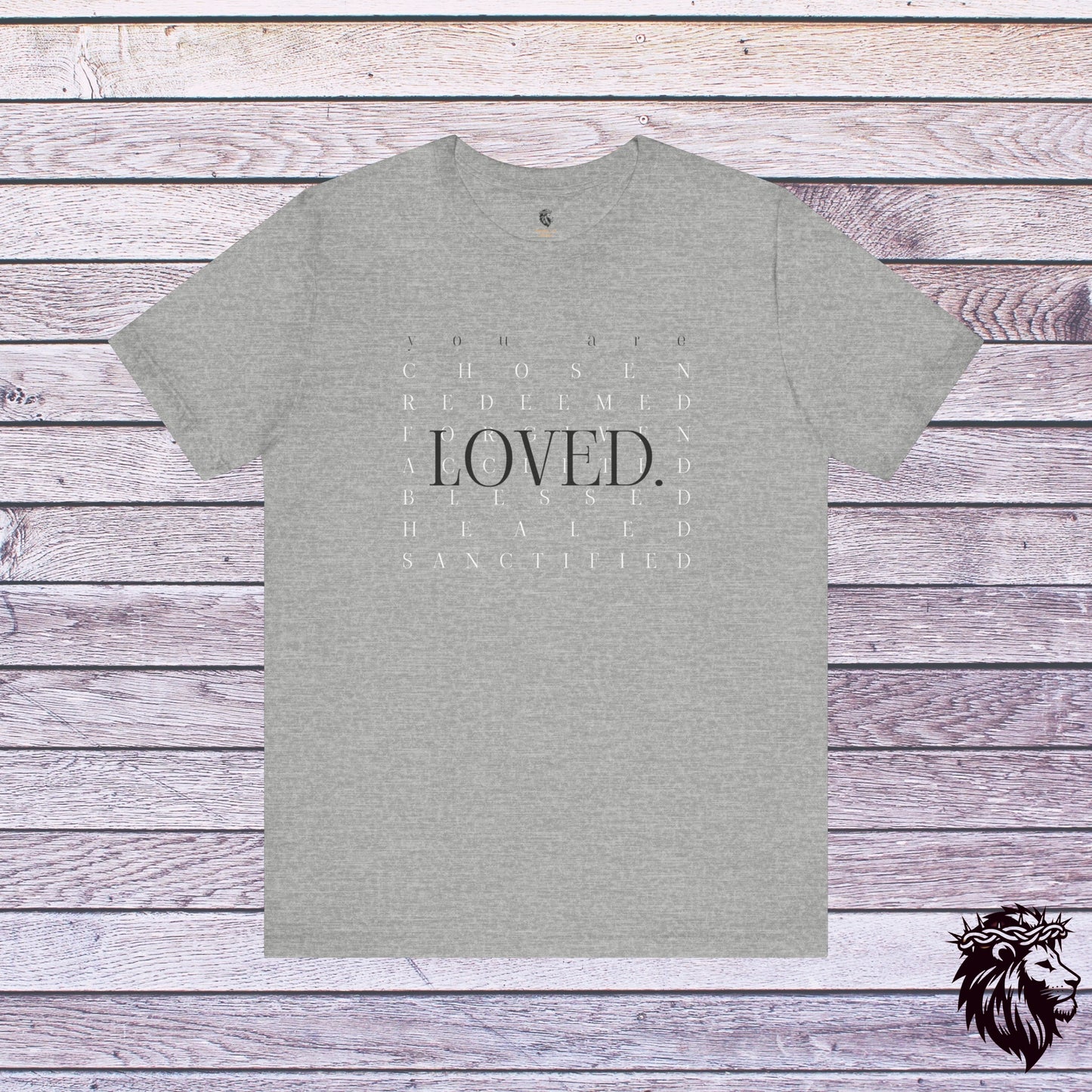 You are Loved T-Shirt, Unisex Christian T-Shirt, Faith Shirt, Christian Gift, Church Shirt Bible Verse Shirt, Chosen