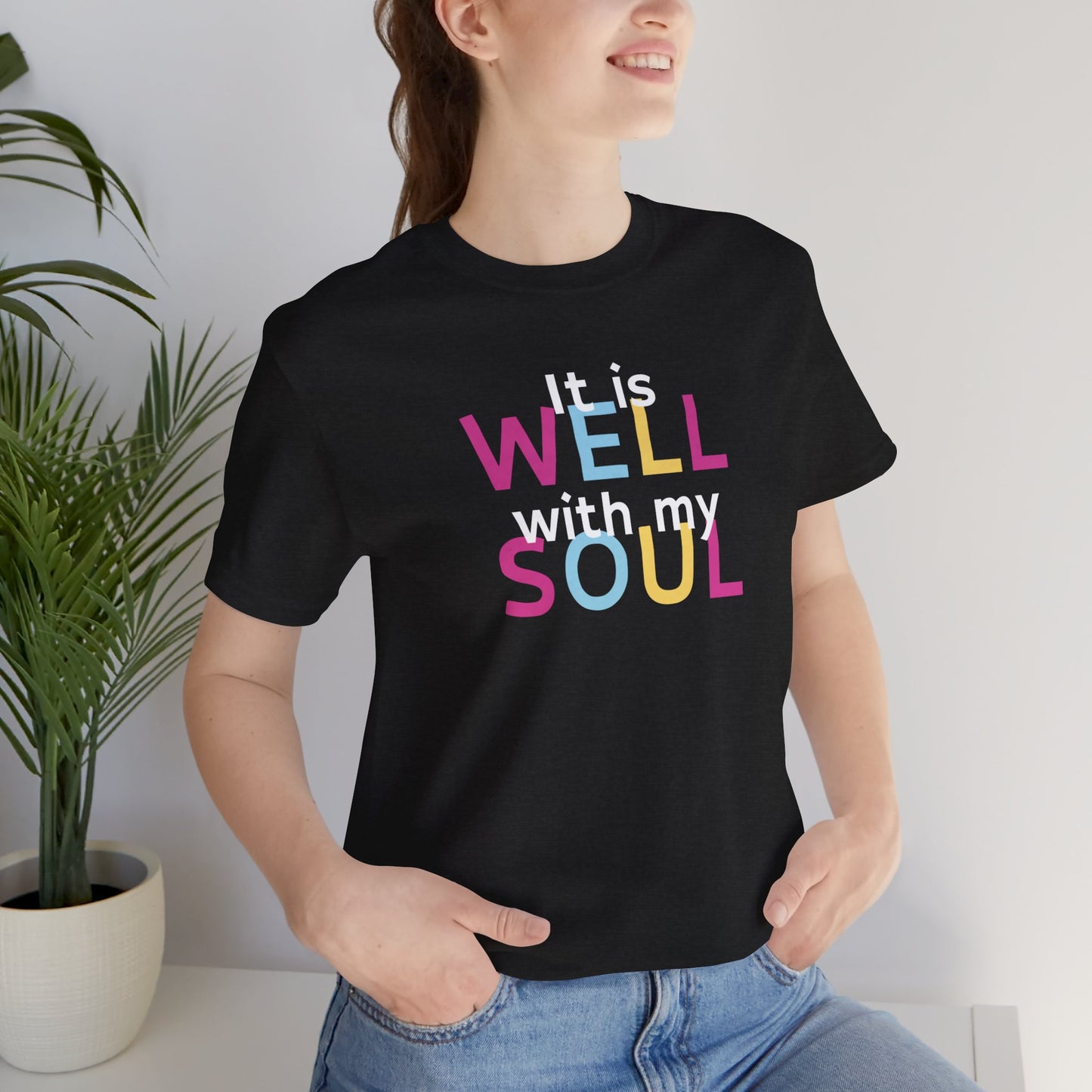 It is Well with my Soul T-Shirt, Unisex Christian T-Shirt, Faith Shirt, Christian Gift, Church Shirt, Hymn Shirt