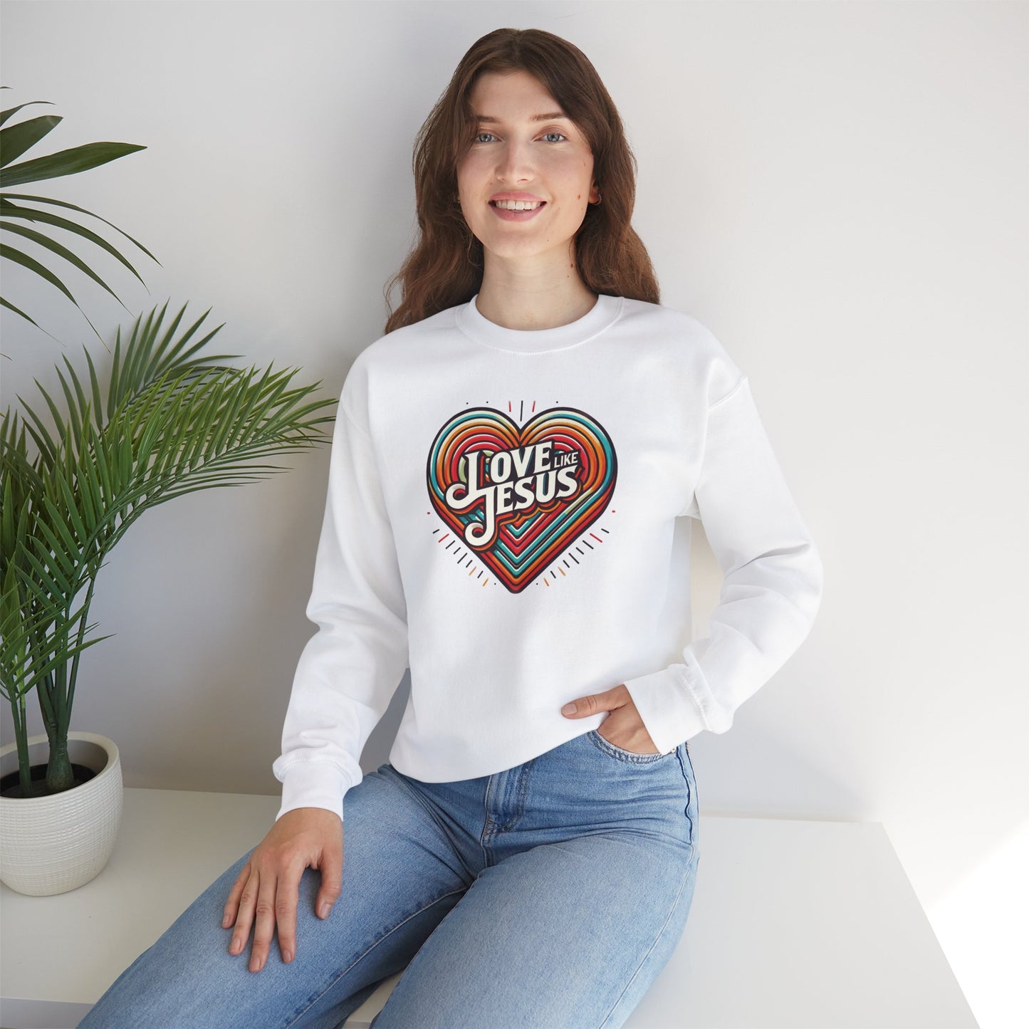 "Love Like Jesus" Crewneck Sweatshirt