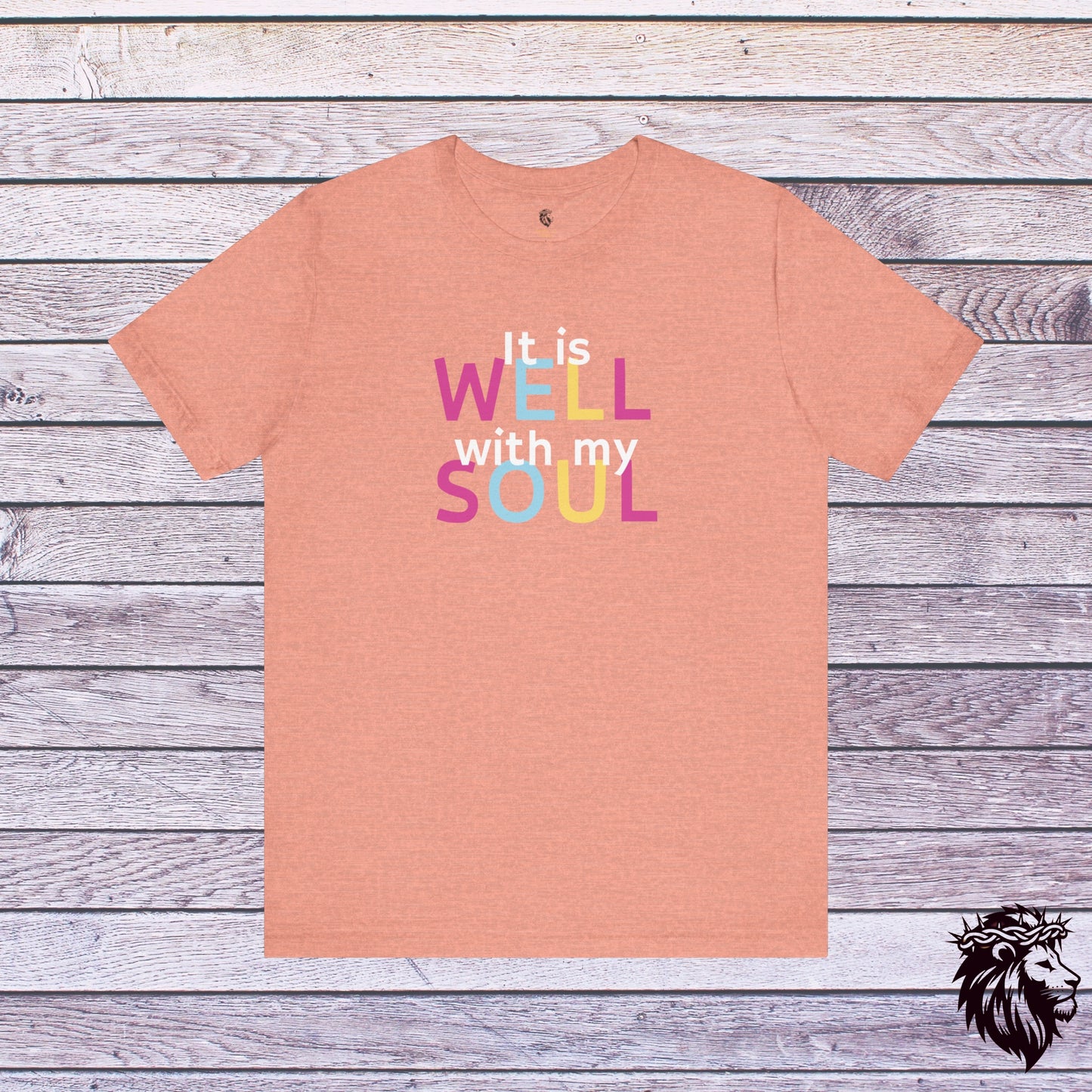 It is Well with my Soul T-Shirt, Unisex Christian T-Shirt, Faith Shirt, Christian Gift, Church Shirt, Hymn Shirt