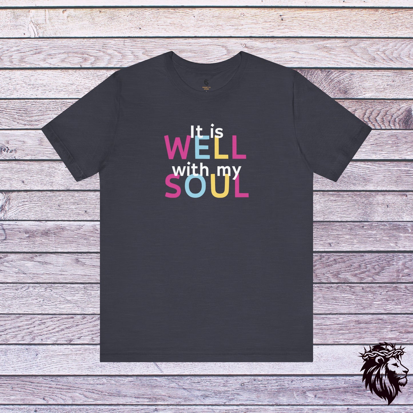 It is Well with my Soul T-Shirt, Unisex Christian T-Shirt, Faith Shirt, Christian Gift, Church Shirt, Hymn Shirt