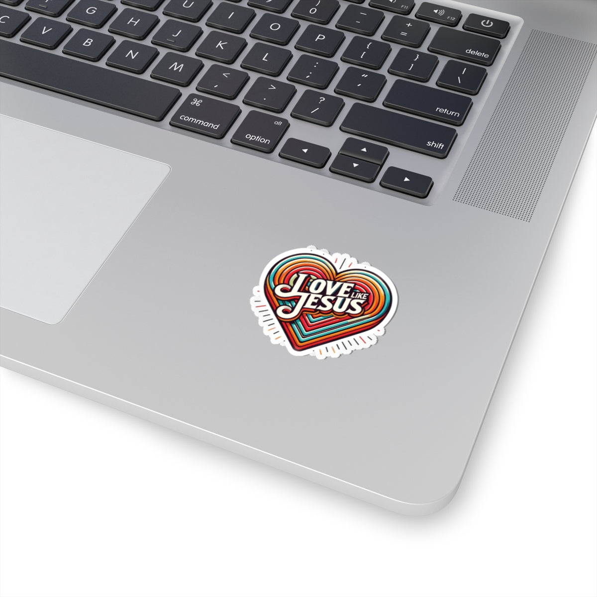 Love Like Jesus Sticker, love themed sticker, heart sticker, Christian sticker, Valentine's sticker