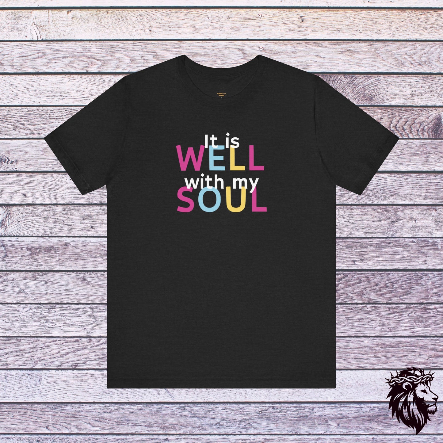 It is Well with my Soul T-Shirt, Unisex Christian T-Shirt, Faith Shirt, Christian Gift, Church Shirt, Hymn Shirt