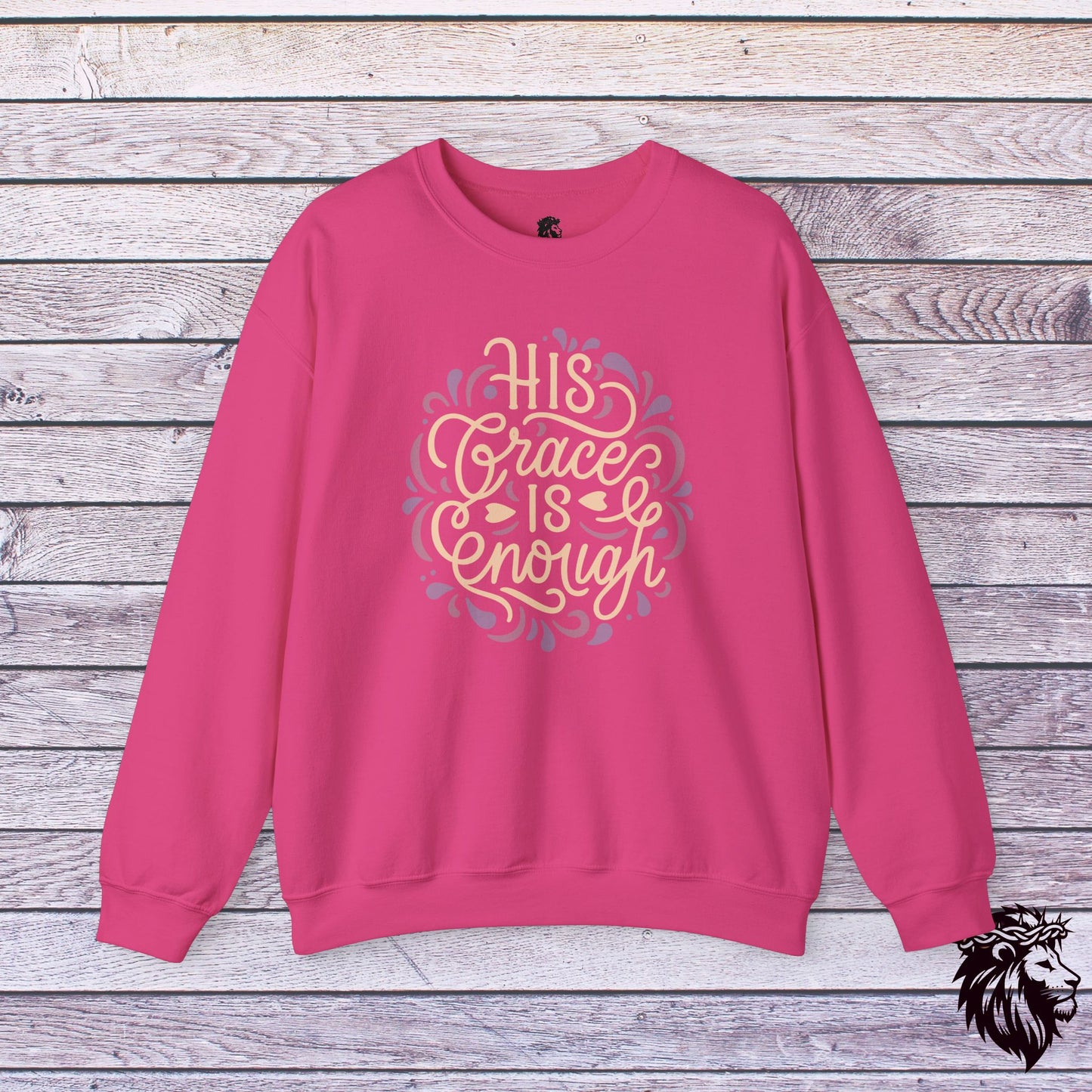 "His Grace is Enough" Crewneck Sweatshirt