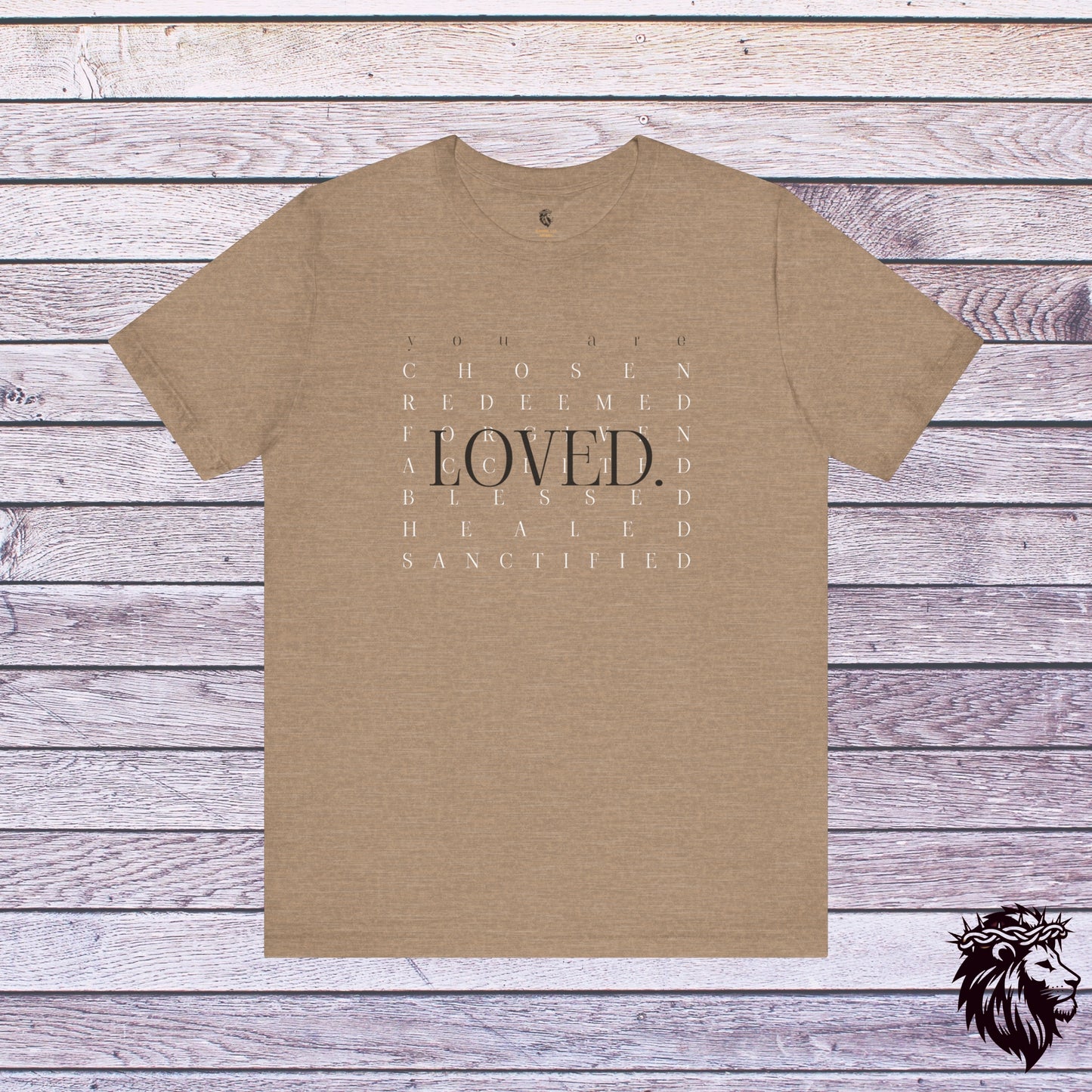 You are Loved T-Shirt, Unisex Christian T-Shirt, Faith Shirt, Christian Gift, Church Shirt Bible Verse Shirt, Chosen