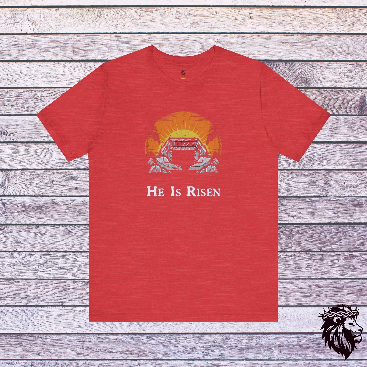 He is Risen T-Shirt, Christian T-Shirt, Faith Shirt, Christian Gift, Church Shirt, Bible Verse Shirt, Easter