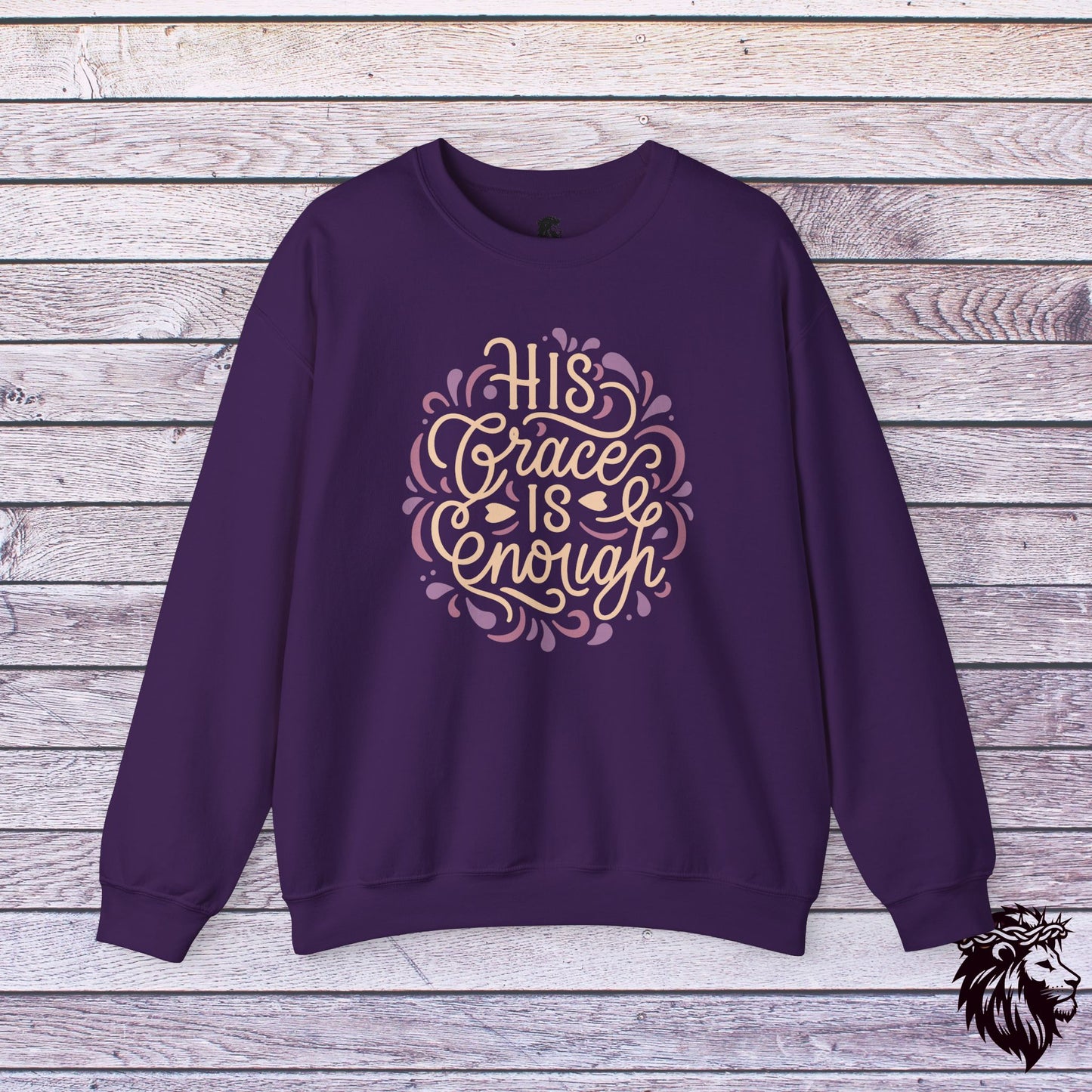 "His Grace is Enough" Crewneck Sweatshirt