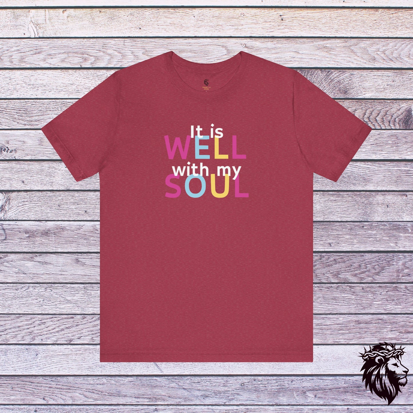 It is Well with my Soul T-Shirt, Unisex Christian T-Shirt, Faith Shirt, Christian Gift, Church Shirt, Hymn Shirt