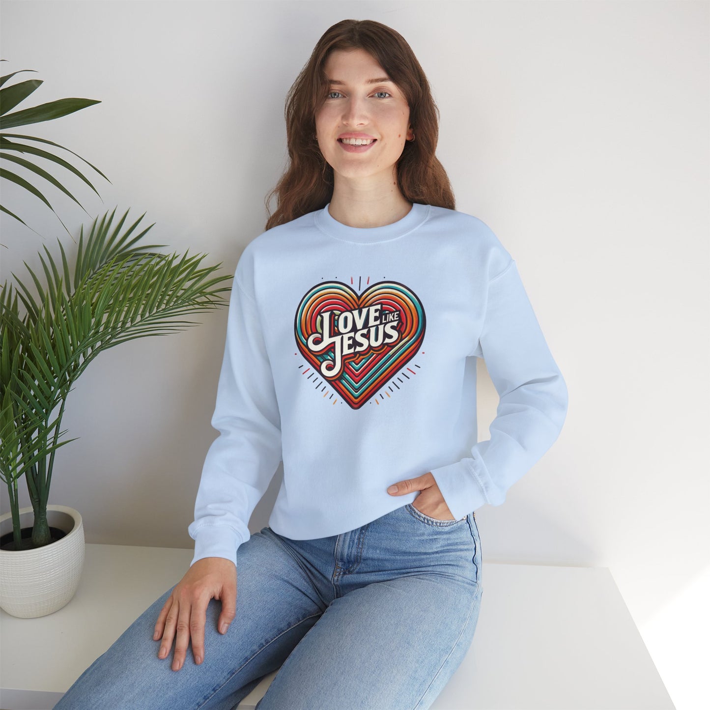 "Love Like Jesus" Crewneck Sweatshirt