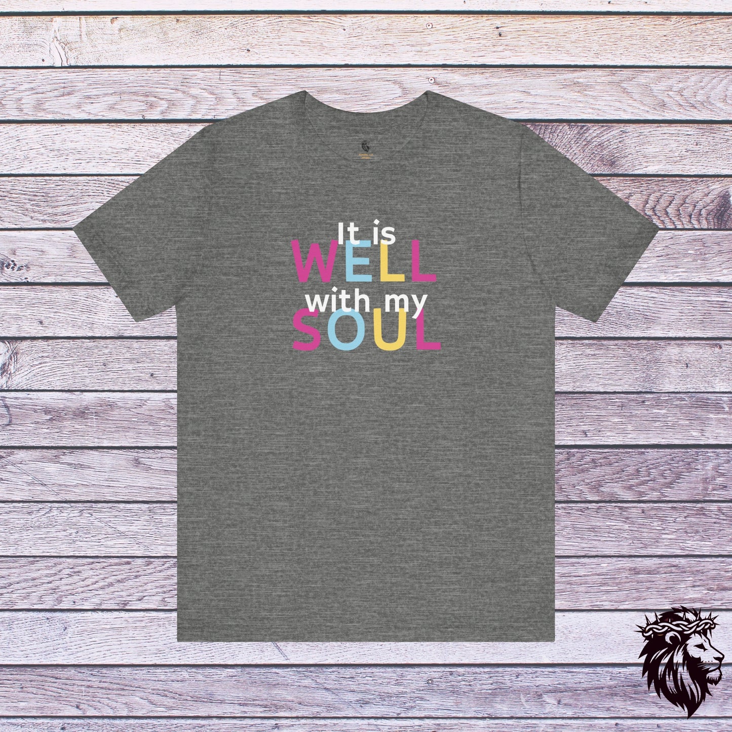 It is Well with my Soul T-Shirt, Unisex Christian T-Shirt, Faith Shirt, Christian Gift, Church Shirt, Hymn Shirt