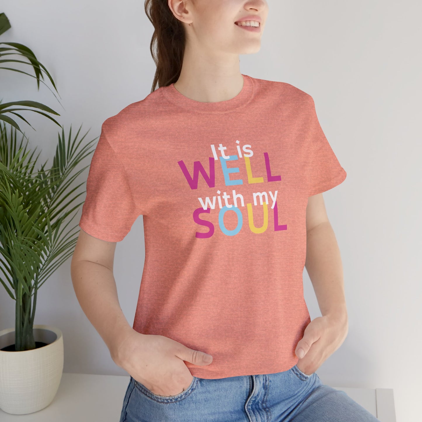 It is Well with my Soul T-Shirt, Unisex Christian T-Shirt, Faith Shirt, Christian Gift, Church Shirt, Hymn Shirt