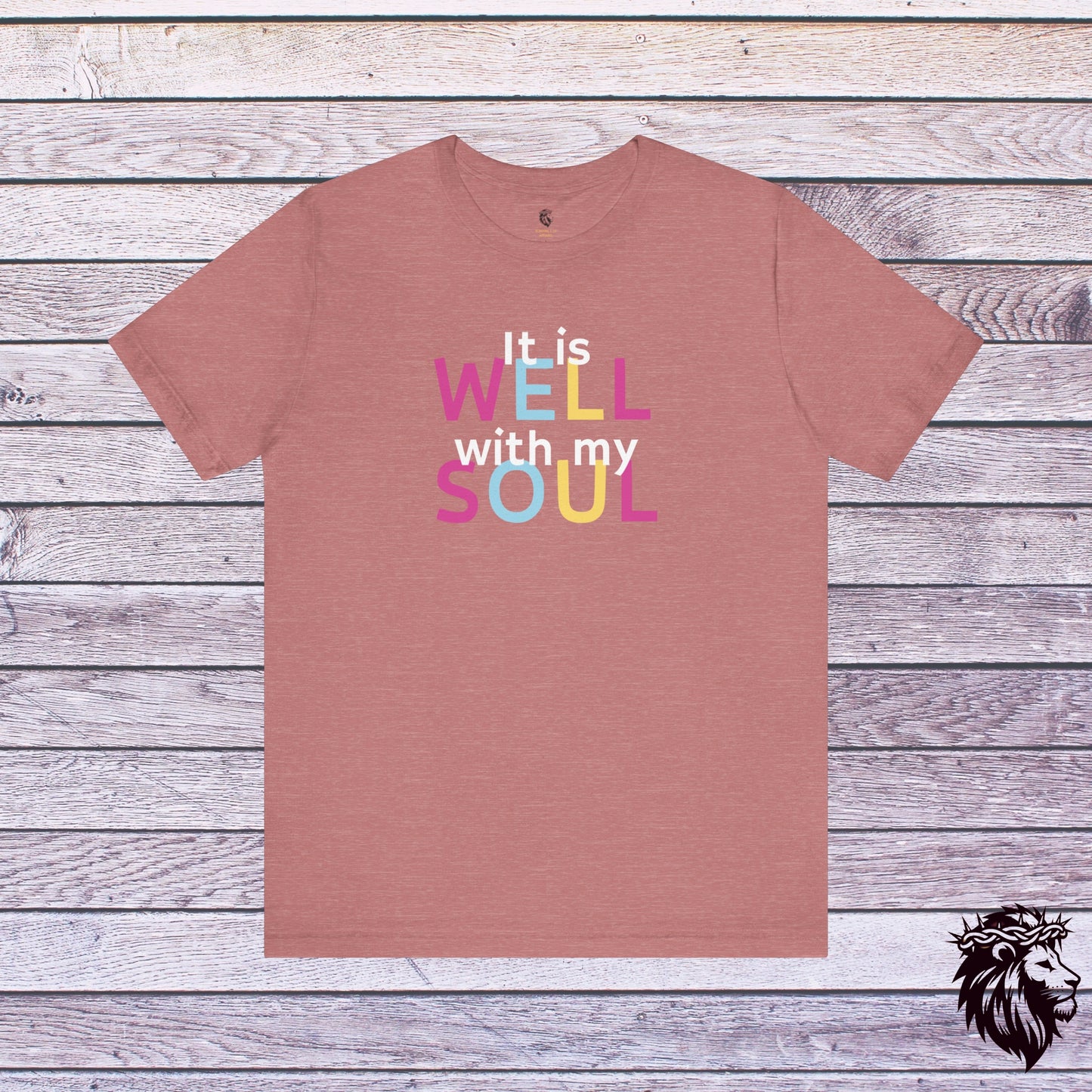 It is Well with my Soul T-Shirt, Unisex Christian T-Shirt, Faith Shirt, Christian Gift, Church Shirt, Hymn Shirt