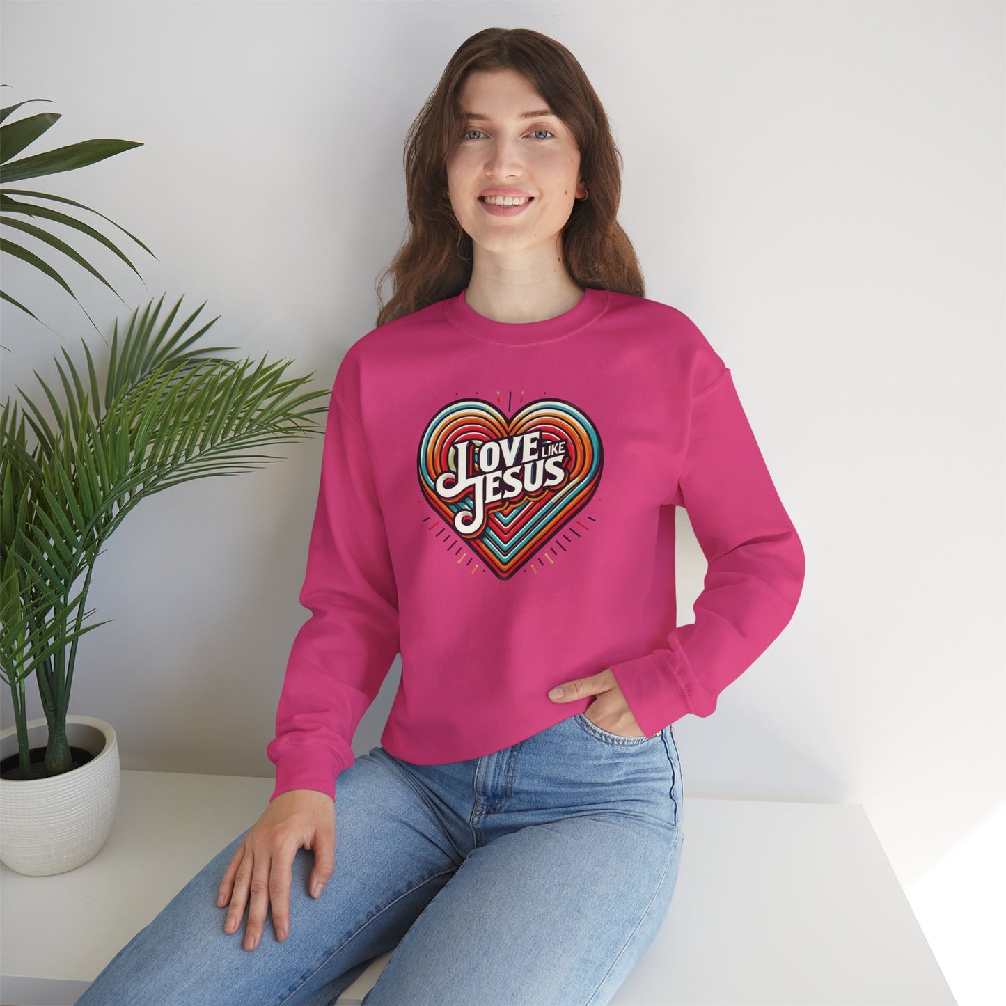 "Love Like Jesus" Crewneck Sweatshirt